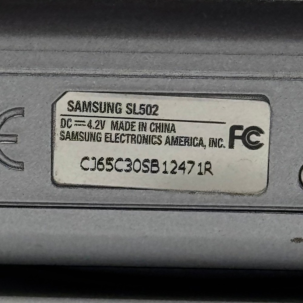 Samsung SL502 Digital Camera 12.2MP 5x Optical Zoom Silver Point and Shoot - Picture 9 of 10